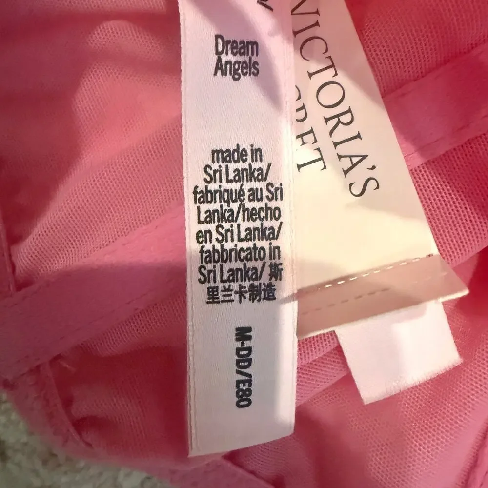 Victoria's Secret Dream Angels M DD Boho cap sleeve corset BC3 3229